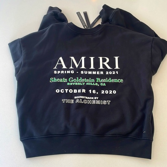 Amiri oversize sweat size:Large black - Picture 2 of 4